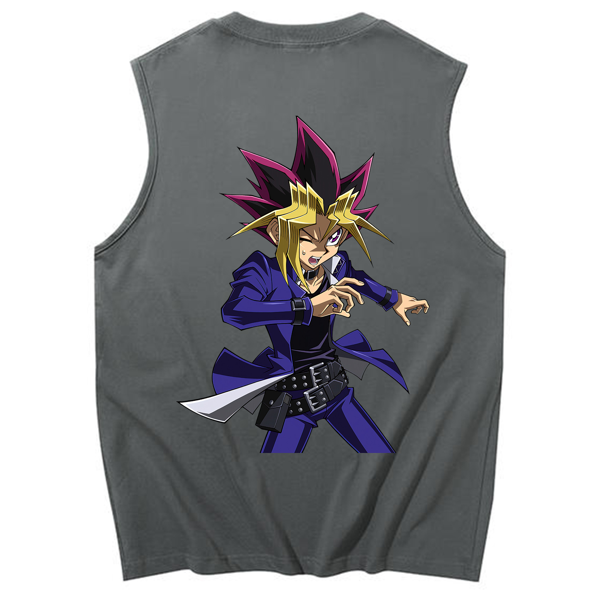 （画像用） 遊☆戯☆王 Yu-Gi-Oh! コットン100％タンクトップ（背面プリント）